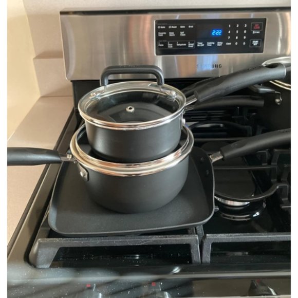 Nonstick Black Dishwasher Safe 12 Piece Pots and Pans Set - Picture 5 of 8